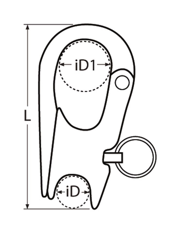 Marinetech 8290452 Snapsluiting met Schootgeleiding 52mm