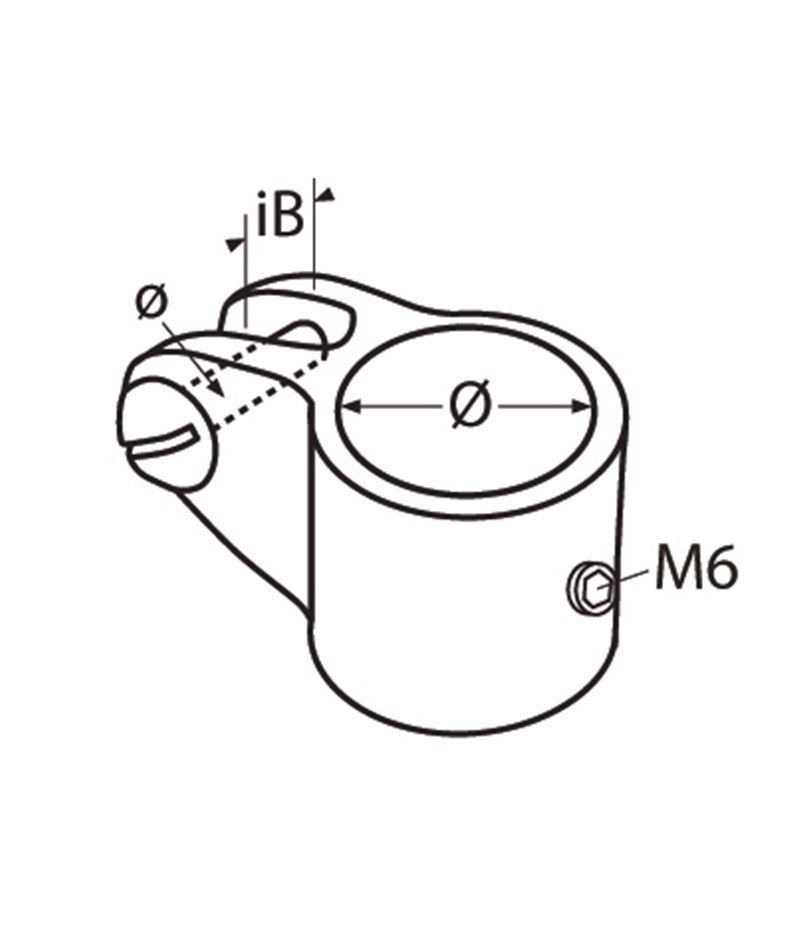 Marinetech 8309422 Buiskap Middenconnector 22mm