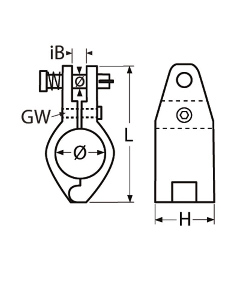 Marinetech 8478430 Buiskap Middenconnector Tweedelig 30mm