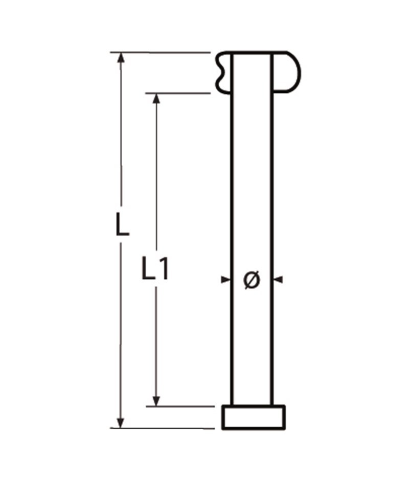 Marinetech Borstbout 10x45 mm met sleutel