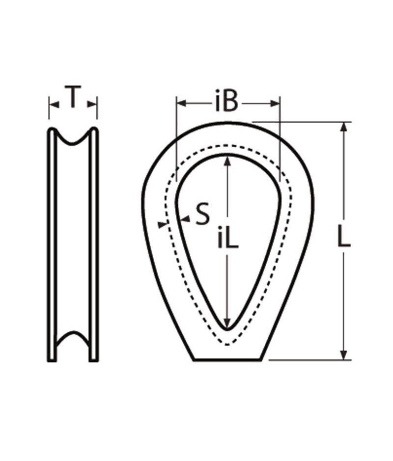 Kous zware uitvoering, 4mm