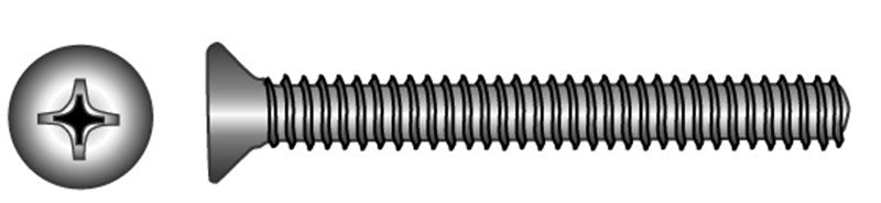 Marinetech Metaalschroef M5x20 din 965 (6 stuks)