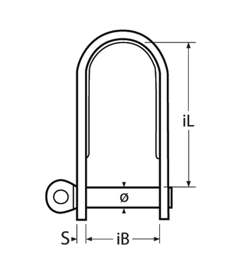 Marinetech Plaatsluiting Lang 4mm BL: 800kg