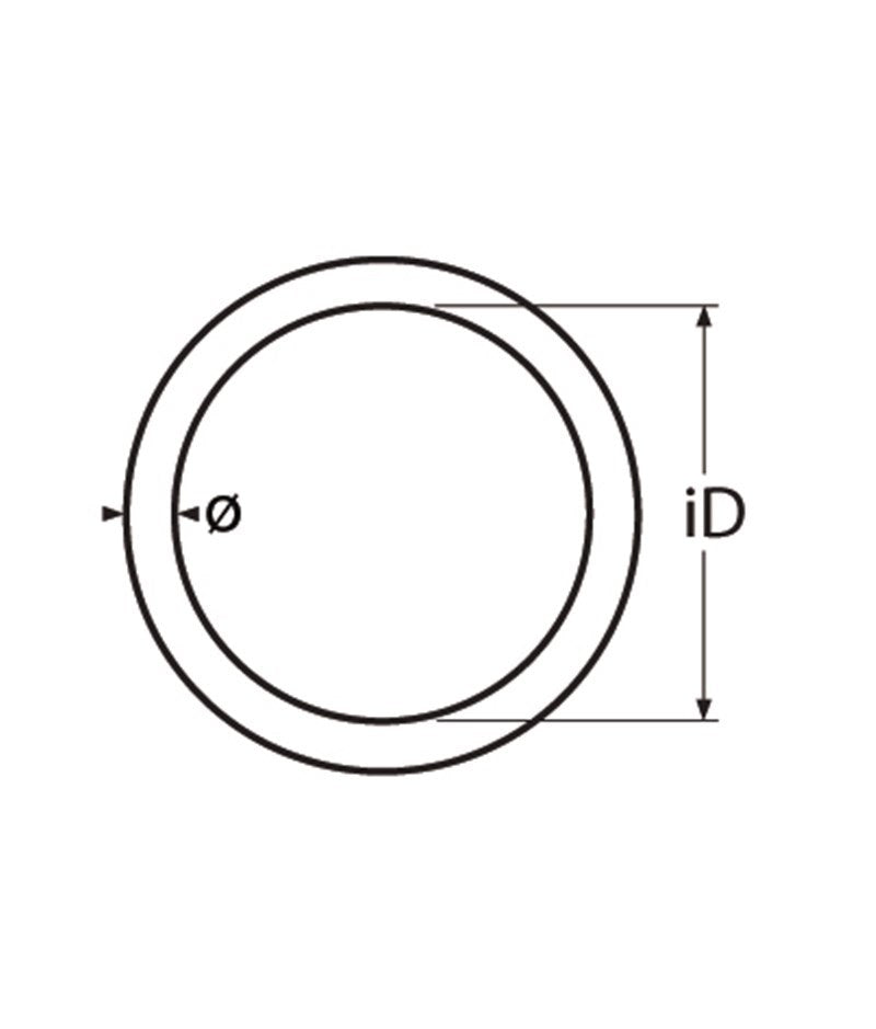 Marinetech Ring 12-70 mm Gelast en Gepolijst