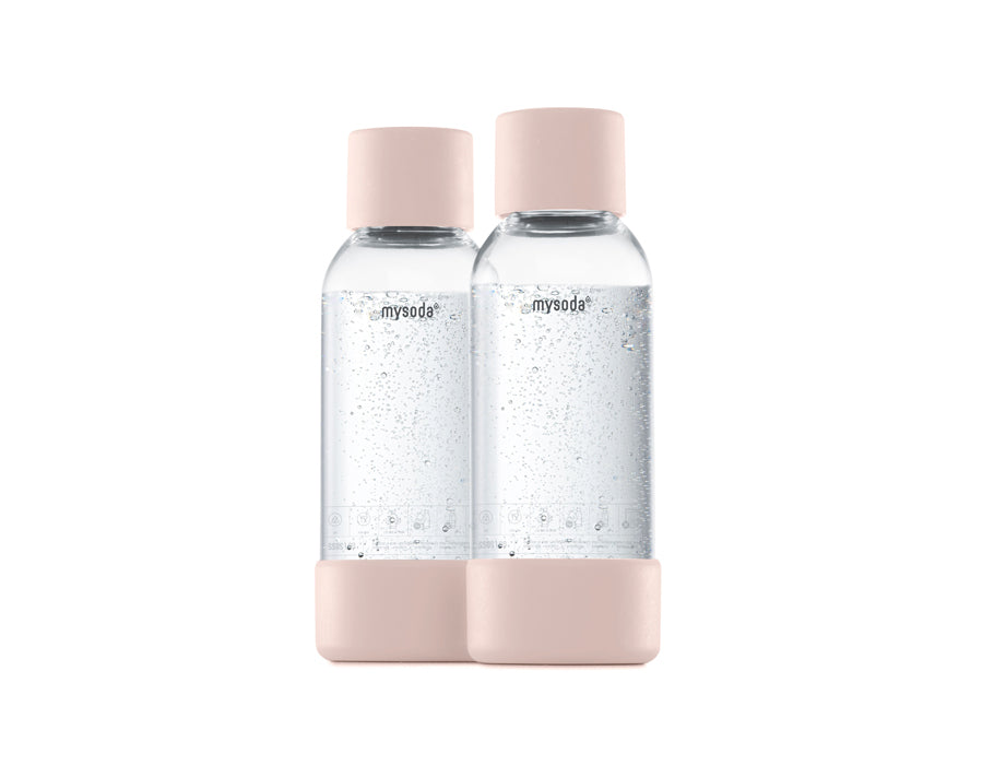 mysoda PET-fles 0,5L Bottle 2 pack Pink Pink