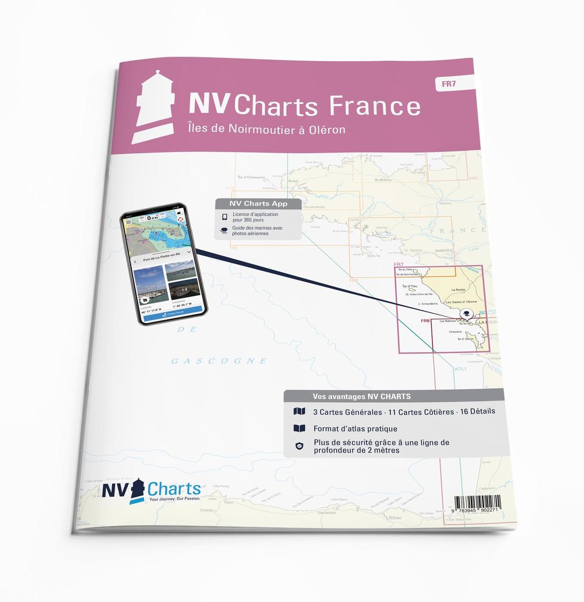 NV Atlas Frankrijk FR7Îles de Noirmoutier à Oléron - La Rochelle