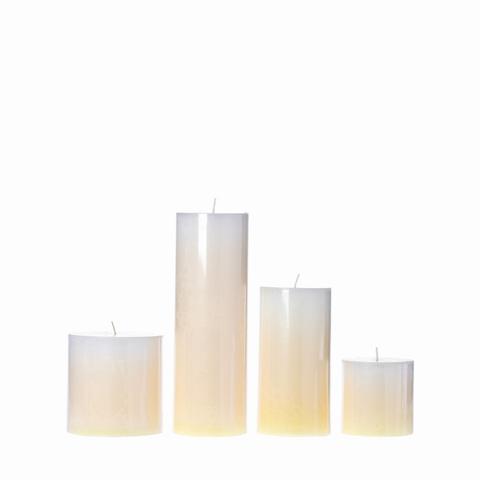 Riverdale Dip-dye Candle Pillar Honeydew Melon