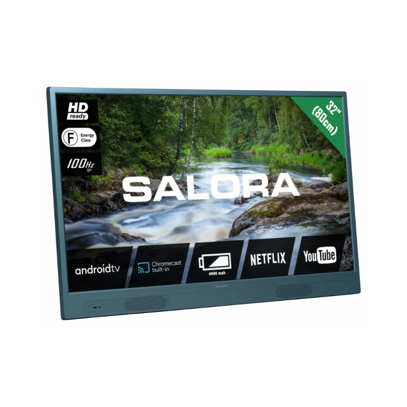 Salora LANGATON32MG. Beeldschermdiagonaal: 81,3 cm (32"), Resolutie: 1366 x 768 Pixels, HD type: HD, Display technologie: LED, Beeldscherm vorm: Flat. Smart TV. Motion interpolatio