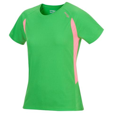 Saucony Run Lux dames hardloopshirt met korte mouwen