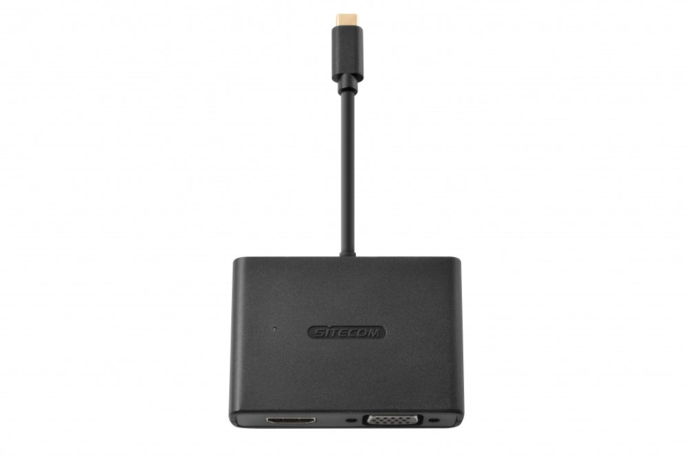 Sitecom CN-364 USB-C to USB+VGA+USB-C 3-in-1 Adapter