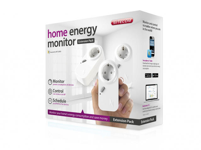 Sitecom WLE-1100 Smart Energy monitor extension pack in comibatie met WLE-1000