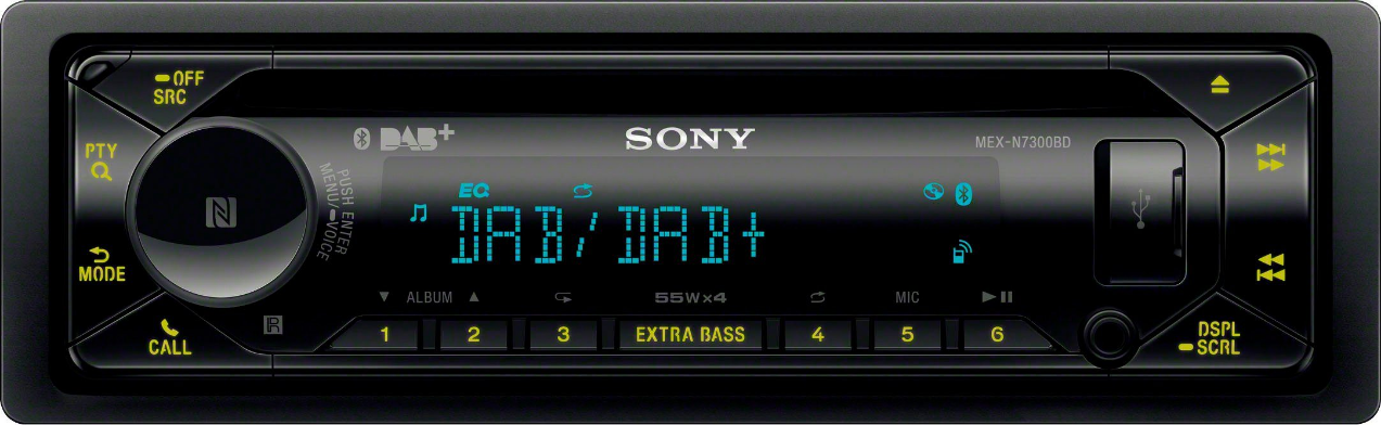 Sony
  MEX-N7300BD Autoradio met DAB+ en BT