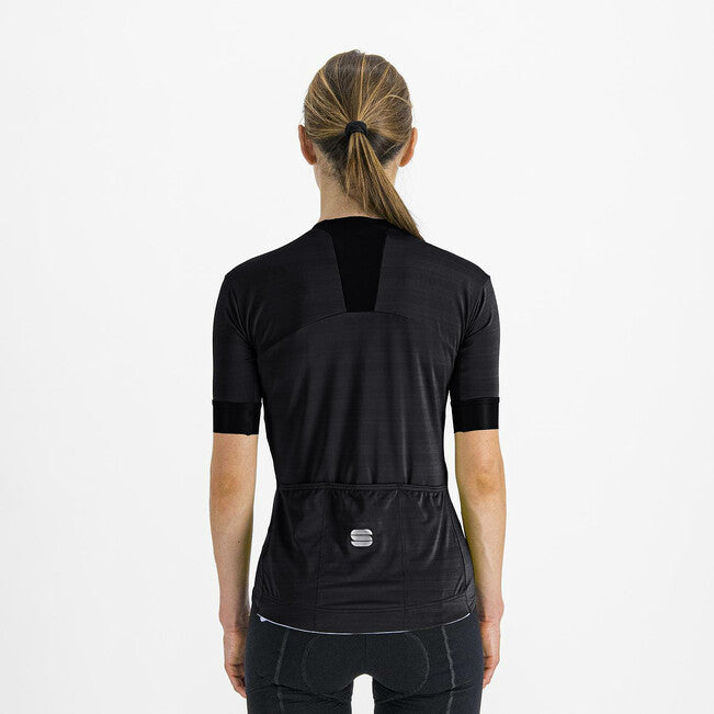 Sportful Fietsshirt Korte mouwen voor Dames Zwart - SF Kelly W Short Sleeve Jersey-Black - L