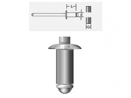 Talamex POPNAGEL 3.0x15.0mm (10 stuks)