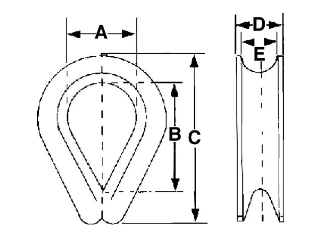 Talamex Puntkous 6mm