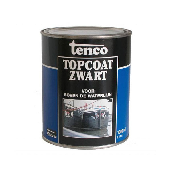 tenco topcoat teervrij zwart 1 ltr