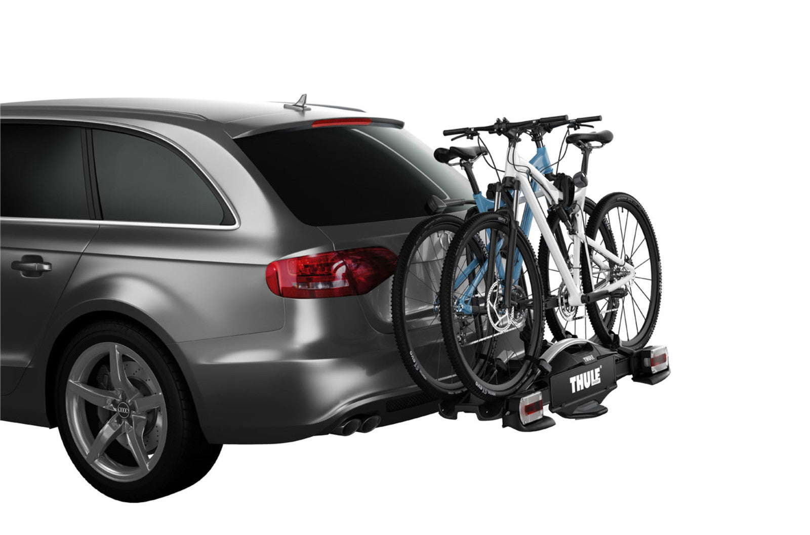 Thule VeloCompact 2 7-pin compacte en lichtgewicht fietsdrager voor 2 fietsen