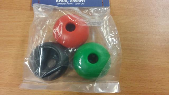 U-Rope Kraal 45 mm zakje met 3 stuks