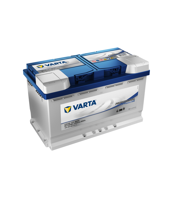 Varta LED80 professional dual purpose EFB accu 12 Volt 80Ah