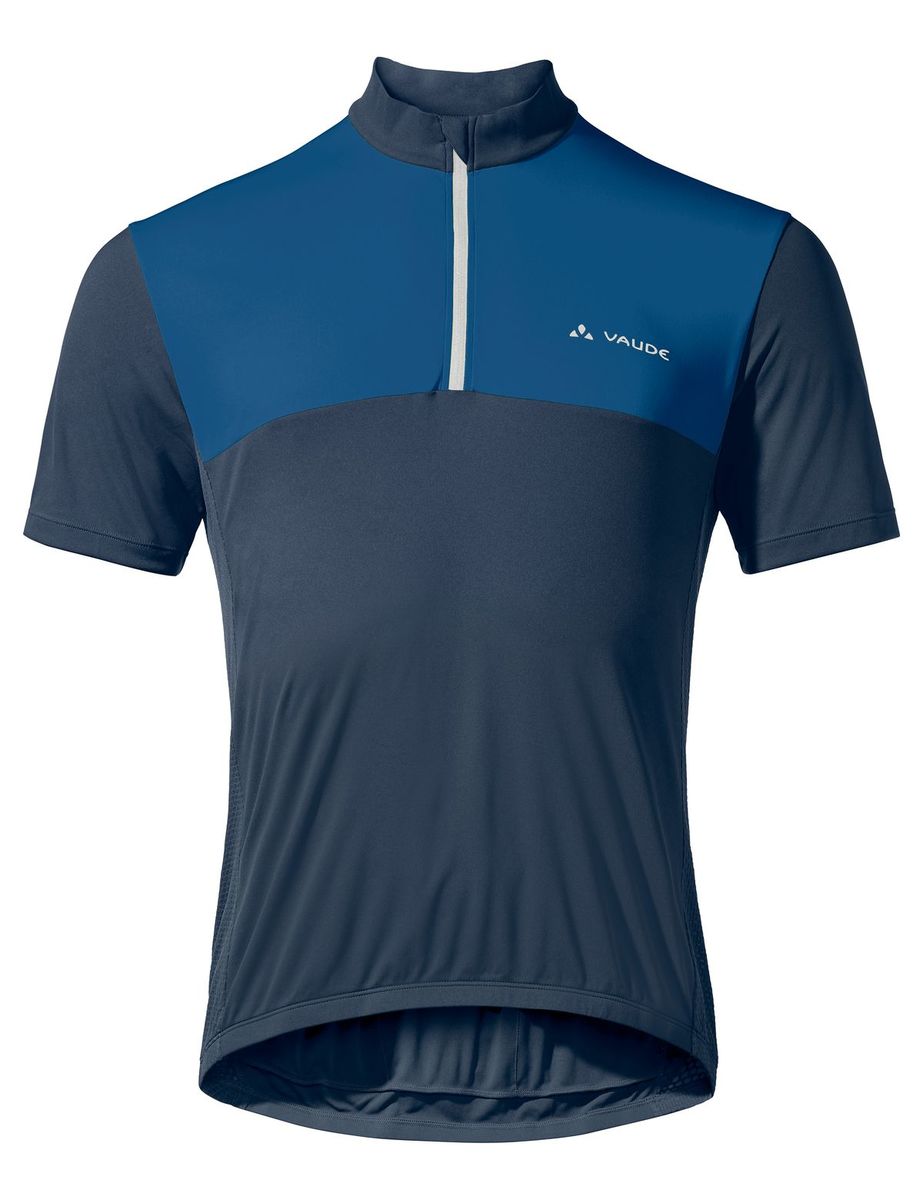 Vaude Matera fietsshirt korte mouwen blauw heren, XL