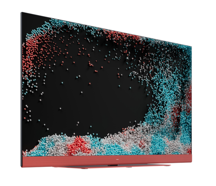 We. By Loewe SEE 50 coral red smart televisie met ingebouwde soundbar