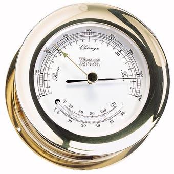 Weems&Plath 4"Atlantis Baro- en Thermometer