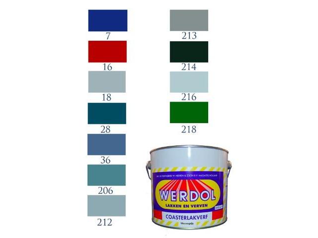 werdol coasterlak nr 030 2 ltr