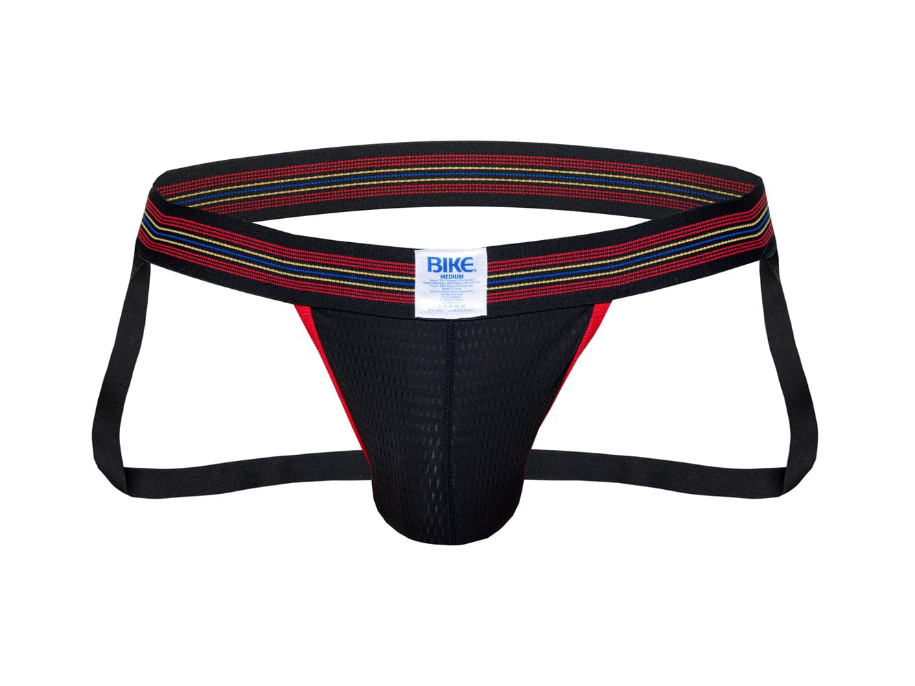 Bike Men Jockstrap 2” Waistband Athletic Jock Supporter Cup Size XXL NEW