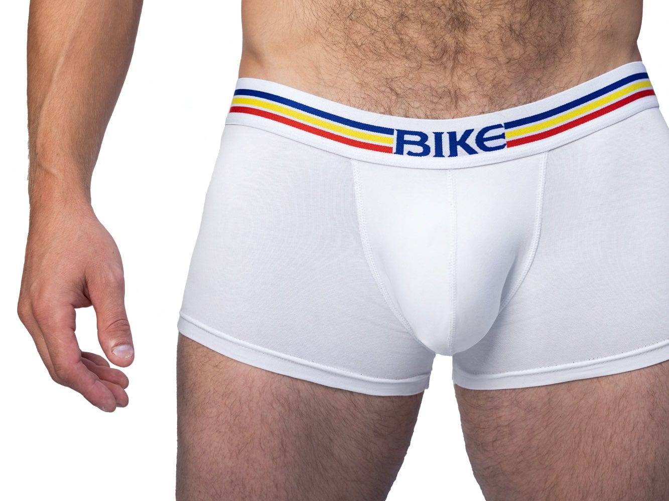 2 Pack Men's Briefs in White and Grey - BIKE® Athletic