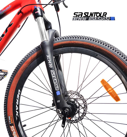 26 Gamma Black Red Suntour Suspension