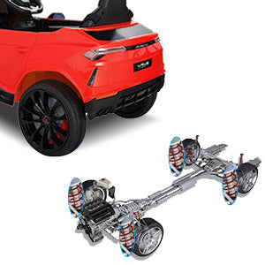 ride on car - kids - electric - lamborghini - urus - derakbikes