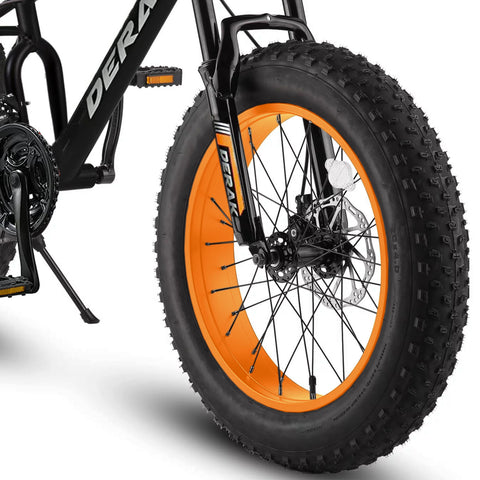 Kids Fat Bike 20 Inch Chunk Full Shimano Front Suspension - DerakBikes 3