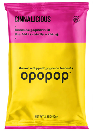 cinnamon cinnalicious opopop tasty snack flavor wrapped kernels