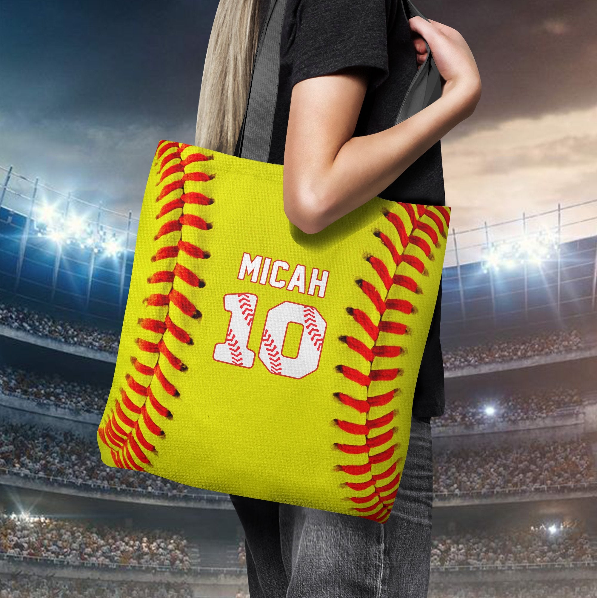 Baseball and Softball NGIL Canvas Tote Bag