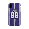 PERSONALIZED FOOTBALL TOUGH PHONE CASE ELECTRIC BLUE EDITION freeshipping - Locker For Sports