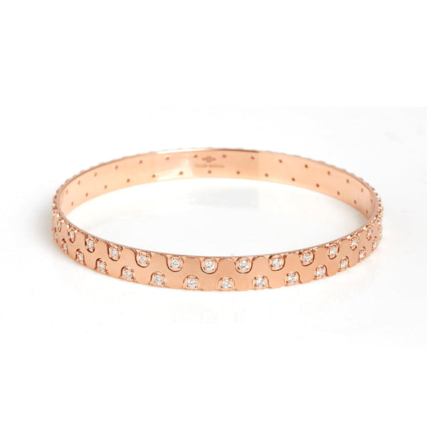 14K YG Diamond Cartier Love Inspired Bangle with Box Clasp  Francis  Jewellers