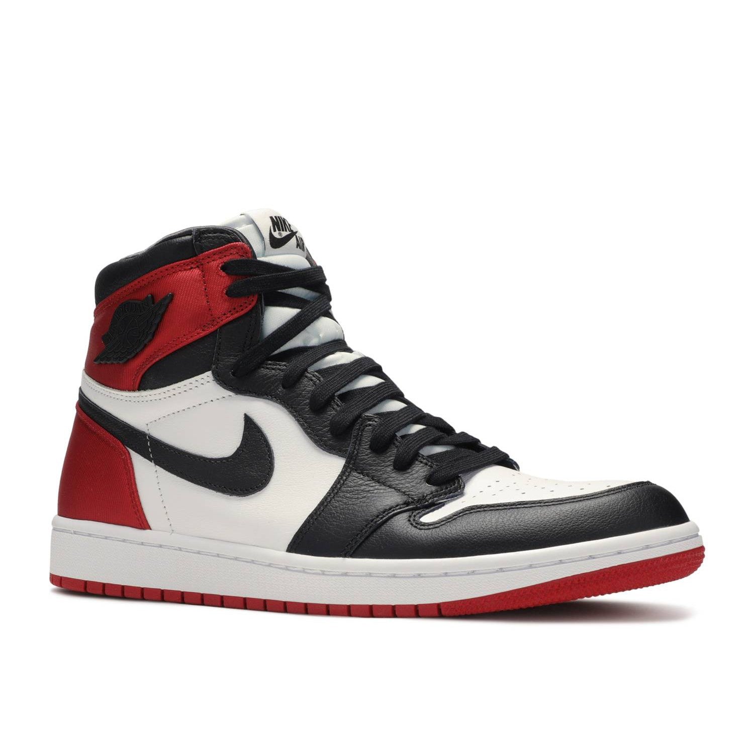 air jordan 1 retro high satin black toe