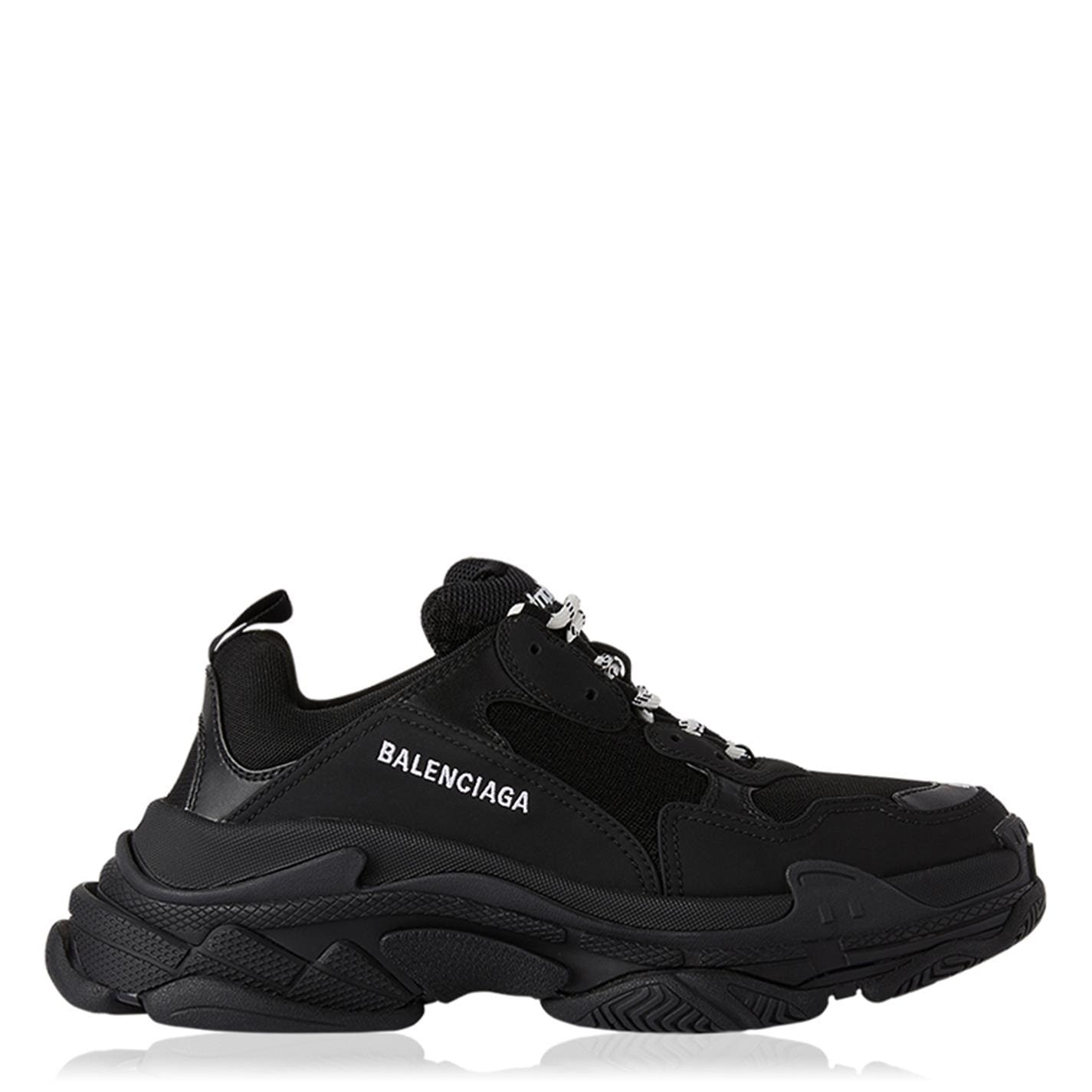 BALENCIAGA TRIPLE S MENS BLACK TRAINERS – Hype Locker UK