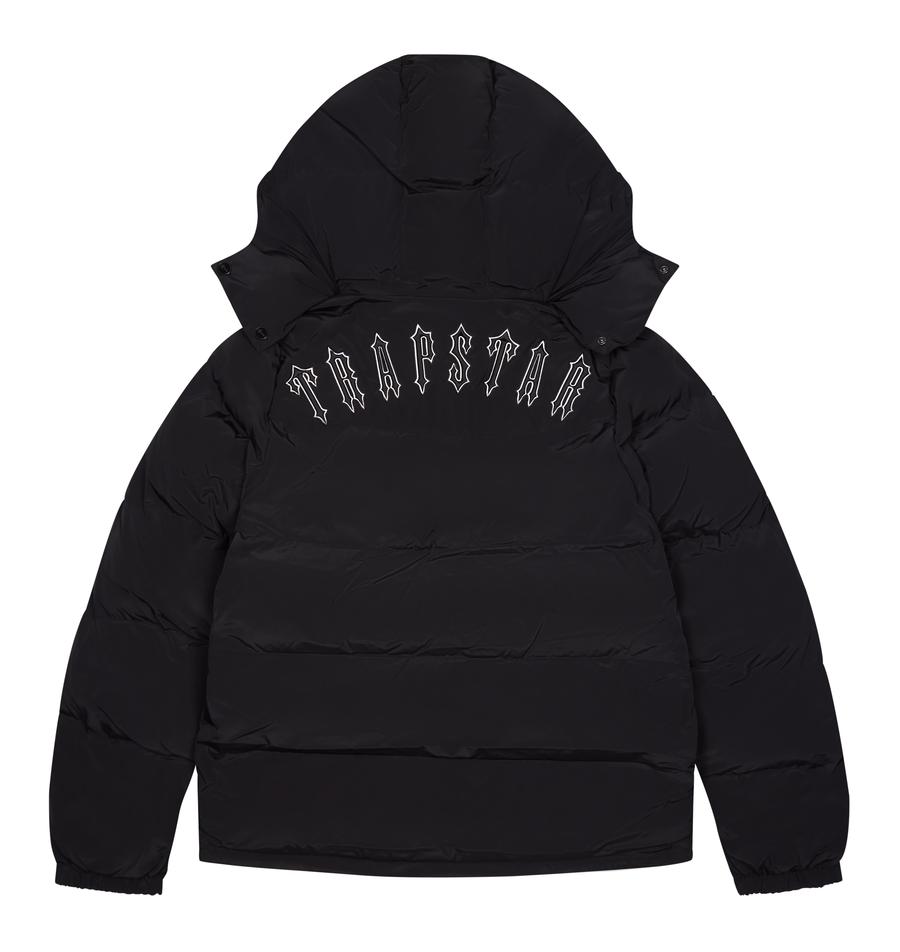 Trapstar Irongate Detachable Hooded Puffer Jacket - Black – Hype Locker UK