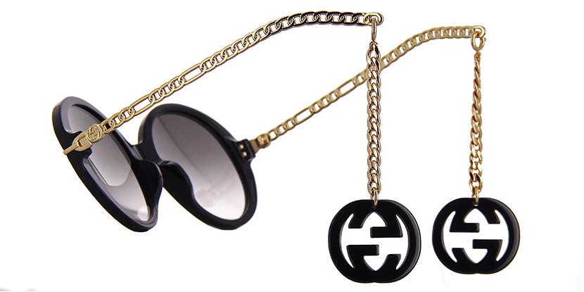 Gucci GG0726S 001 with Detachable Jewellery Charms Sunglasses | i2i ...