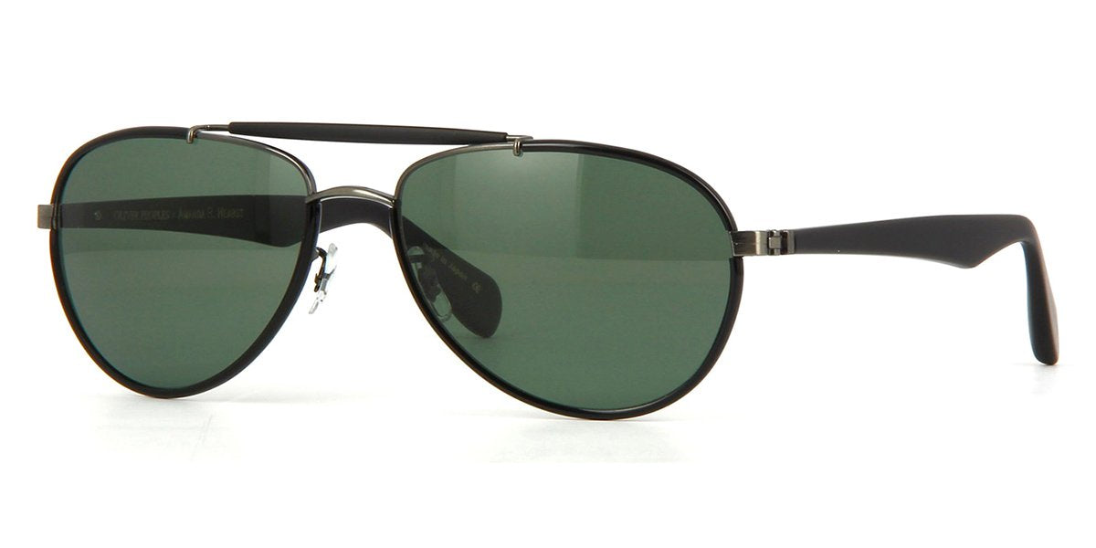 Oliver Peoples x Amanda R Hearst Charter OV1160ST 52149A Black/Green  Polarised Sunglasses | i2i Optometrists