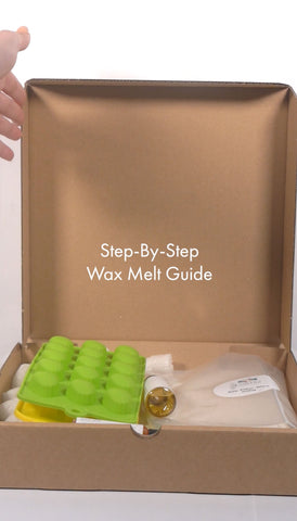 steep by step wax melt guide