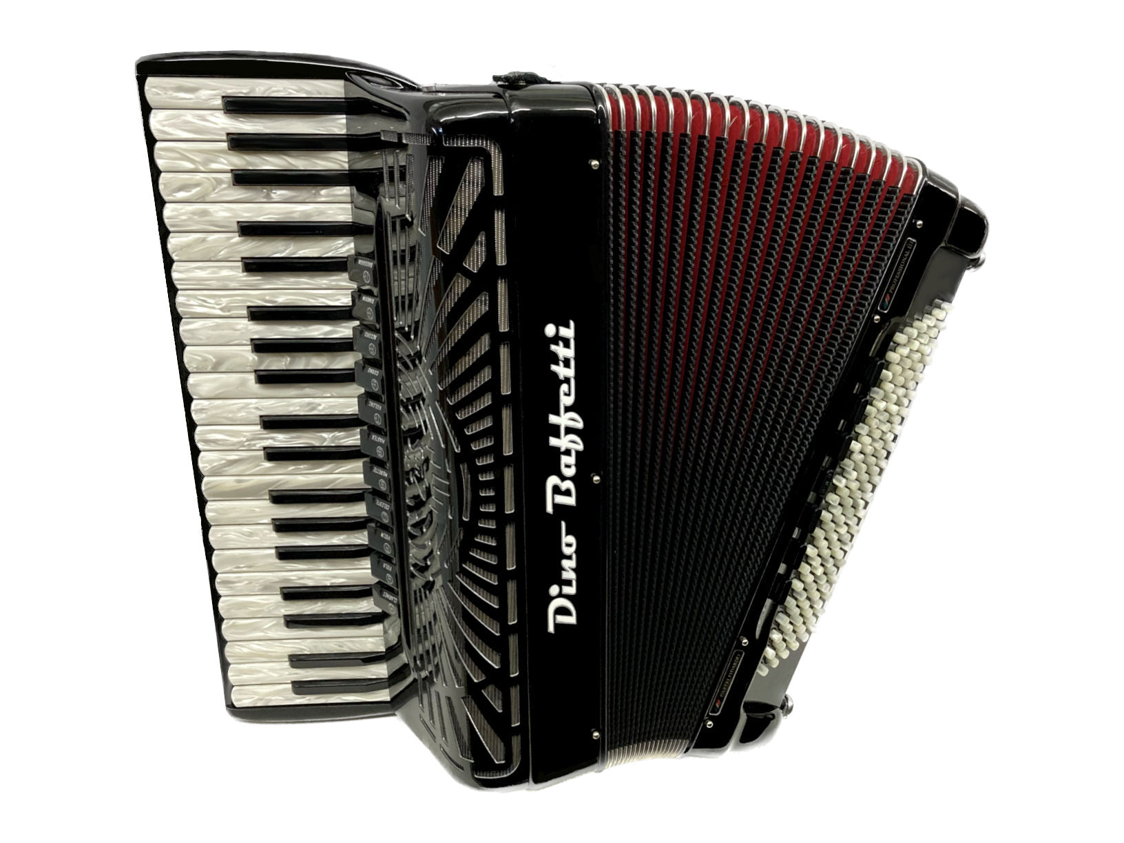 Dino Baffetti Professional III Piano Accordion LMMM 41 Key 120 Bass –  Accordions Canada