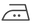 Iron at medium heat care symbol - use moderate heat for ironing to preserve fabric quality.