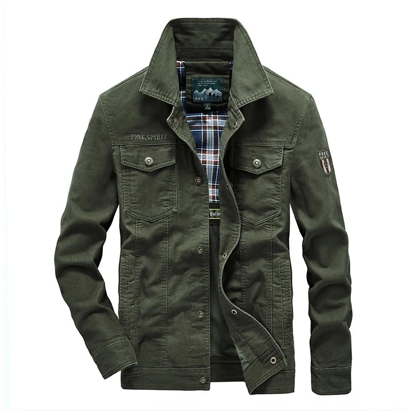 Military Style Salute Folded Collar Jacket – Onassis Krown