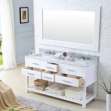 Load image into Gallery viewer, Water Creation Vanity Water Creation MADALYN60W Madalyn 60 Inch Pure White Double Sink Bathroom Vanity