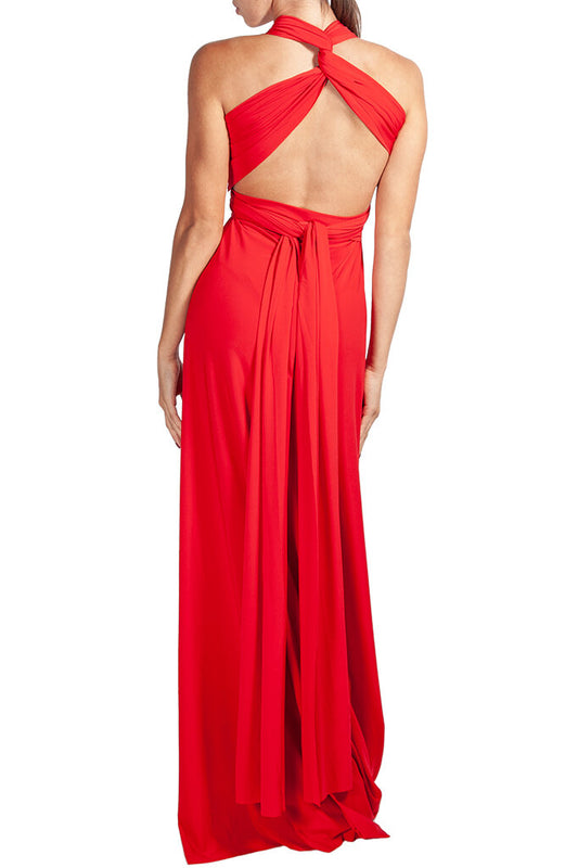 MAXI INFINITY DRESS RED
