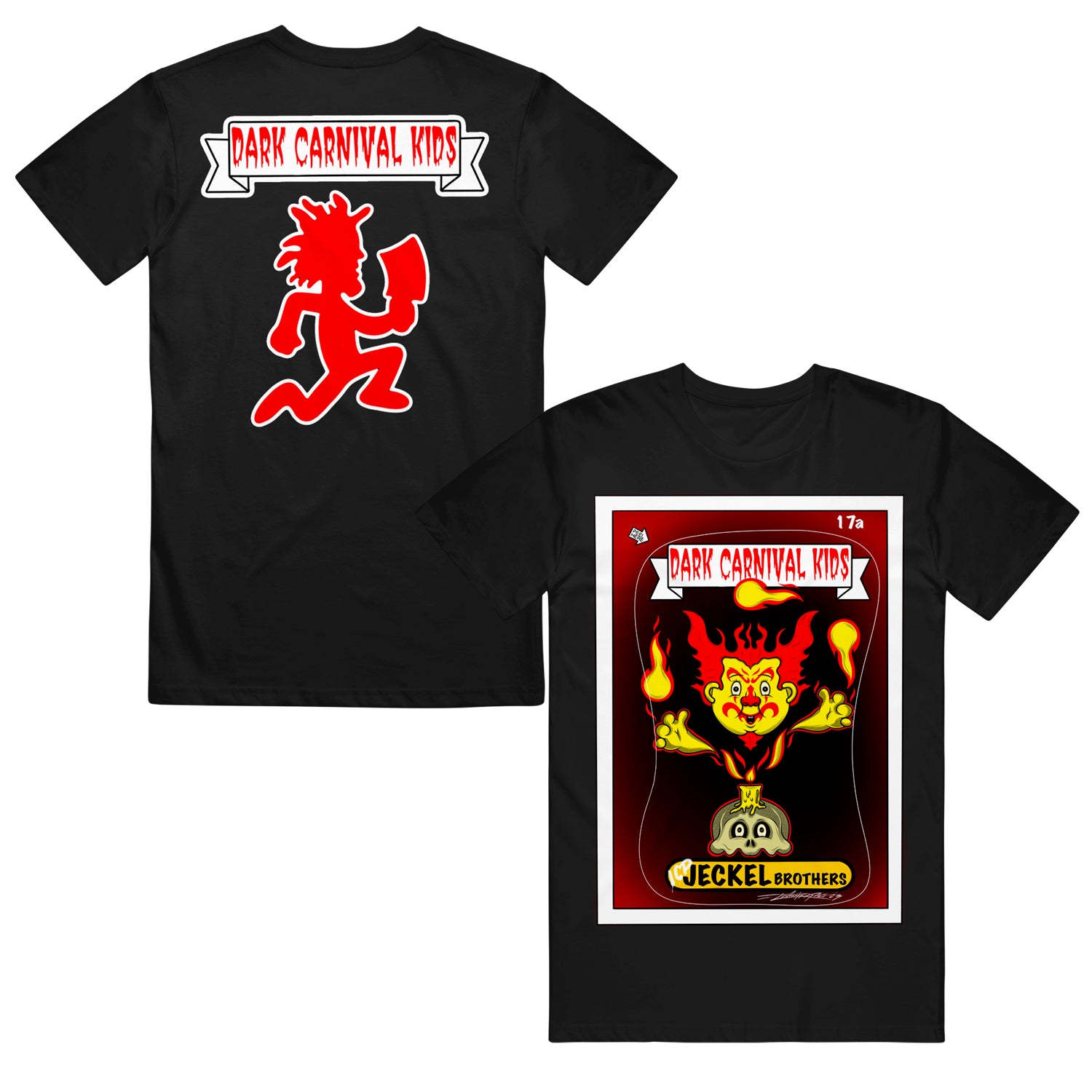 Dark Carnival Kids Jack Jeckel Black - Tee - Psychopathic Records Merch product image