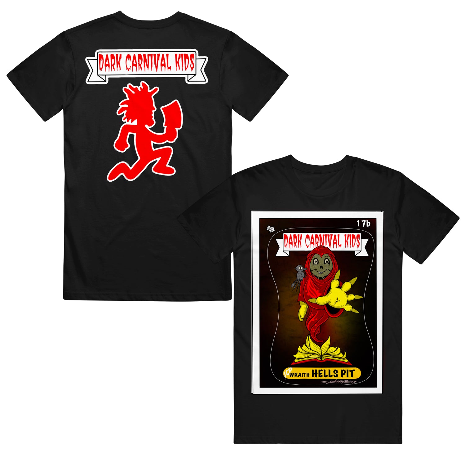 Dark Carnival Kids Hell's Pit Black - Tee - Psychopathic Records Merch product image