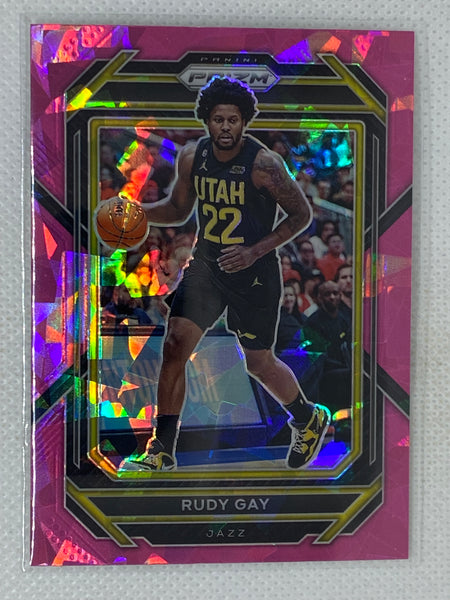 2021-22 Panini Prizm Red White & Blue Rudy Gay #241 Utah Jazz